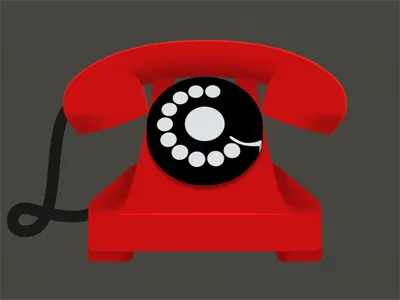 Phone animation classic phone styleframe wip