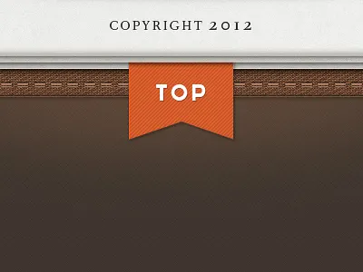 Bookmark bookmark brown forefathers orange top