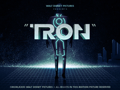 _101 film illustration movie titles tron