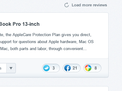 Share Review button comment dropdown facebook google minimalist review share social startup texture twitter web web ui website