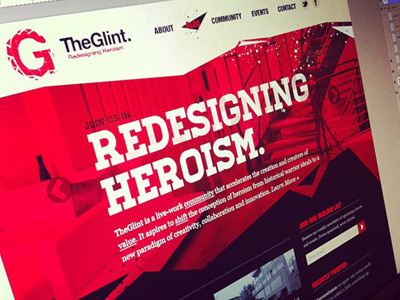 Designing TheGlint web