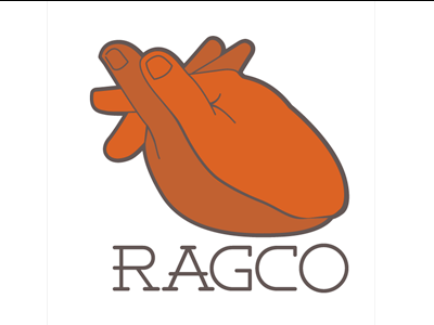 ragco (getting there) hands heart logo