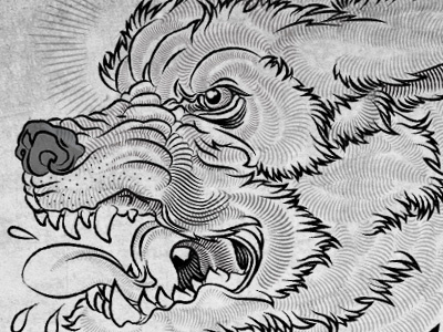 Winter Is Coming - WIP dire wolf game of thrones illustration slobber snarl steely gaze supercute vector winter is coming wolf