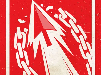 We Are Free freedom internet poster vector