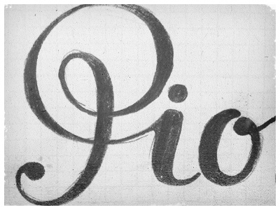 Pioneer Restoration - Initial Sketches. branding lettering logo script texture