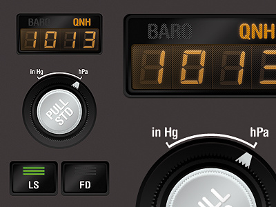 A320 Panel 1 a320 airbus barometer cockpit instruments