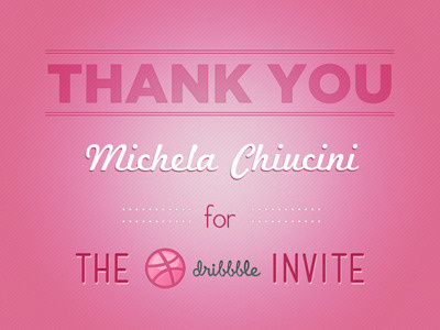 Dribbble Debut debut thank you