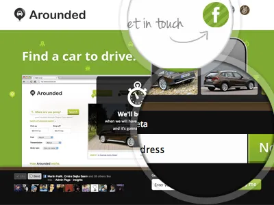 StartUp - Coming soon arounded button coming facebook green input launching soon startup submit ui website