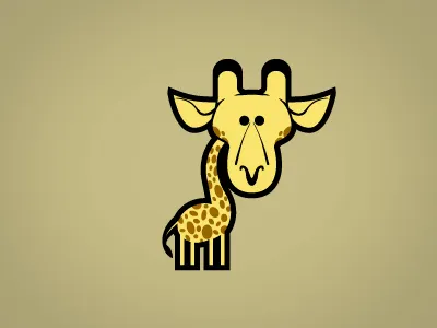 SSQ Giraffe animal character character design giraffe illustration iwearyourshirt vector