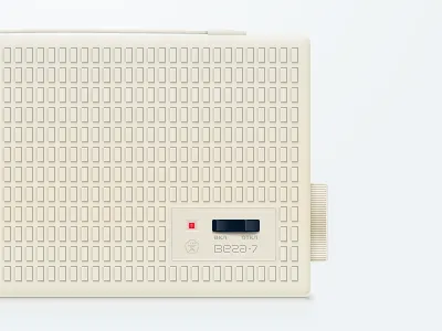 Vega 7 knob minimal radio switch