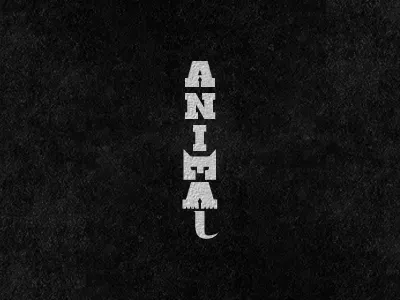Animal | Playing With Type animal design espace letter lettering lettre logo mark negatif negative space symbol type typeface typographie typography
