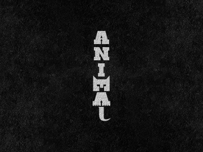 Animal | Playing With Type animal design espace letter lettering lettre logo mark negatif negative space symbol type typeface typographie typography