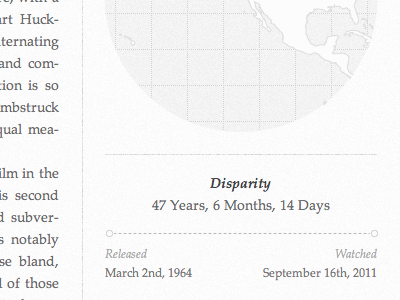 Disparity css html layout palatino