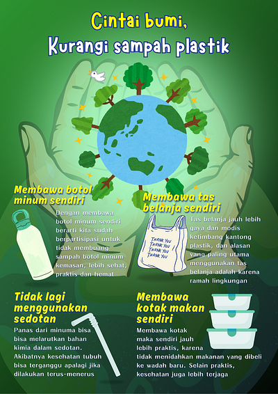 Save the earth clean design earth graphic design gree green green land illustration poster save the eart