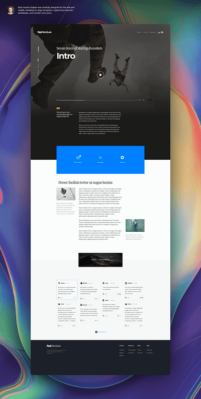 FastVenture - Chapter design design mobile app design product design responsive design ui ux