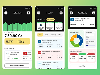 Modern Finance App Design app design illustration ui ux web