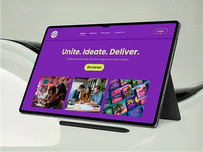 Design tool landing page design design design tool landing page design designing figma landing page ui ux website design