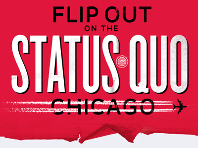 Status Quo flight red type