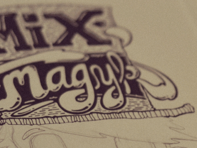 Mix Magyk design drawing hat illustration inks lettering tshirt