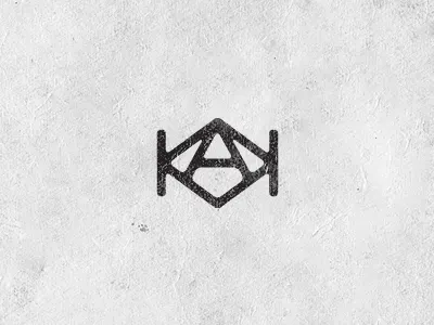 AK Monogram #4 ak identity logo monogram personal