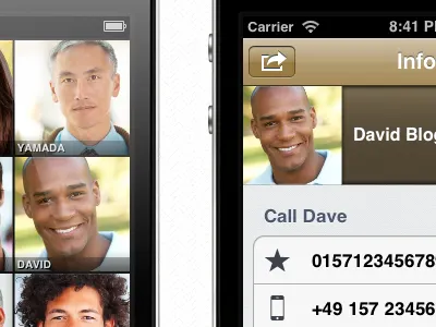 phonetrait 1.2 (detail) app glyphish ios iphone phonetrait ui user interface