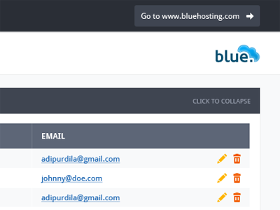 Simple admin theme dashboard