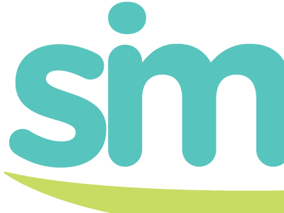 sm... blue clean green iknorait indentity logo