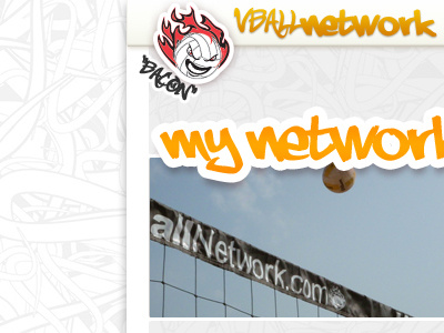 VBN My Network graffiti interface