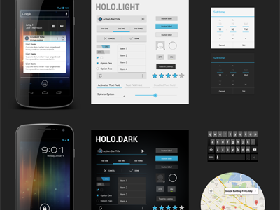 Freebie PSD: Android 4.0 UI android cream freebie ice psd sandwich ui