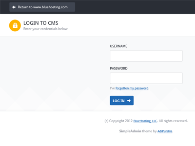 Simple admin theme admin minimal simple theme