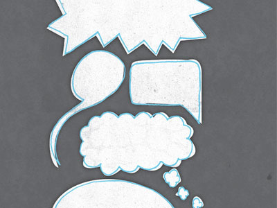 Quote Bubbles illustration quote bubbles