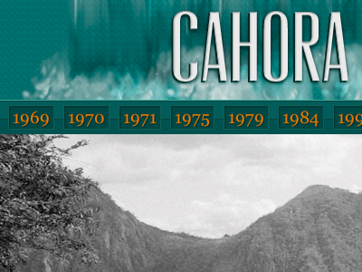 Cahora Bassa sapo timeline webdesign