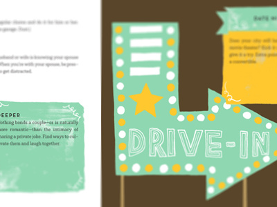 Happy Happy Love banners book drive in illustration layout typography