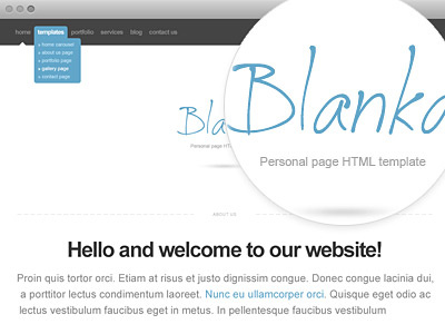 Blanka website template free freebie html minimalistic psd template web web design webdesign