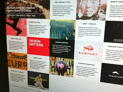 Working on the new site