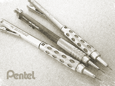 Graph Gear Mechanical Drafting Pencils 1000™ 500™ japanese mechanical drafting pencil pentel graphgear