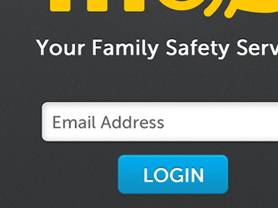 Mobile App - Login Screen app blue gray login ui yellow