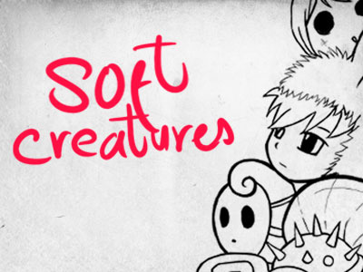 Soft Creatures creature font handwriting sketch soft typography