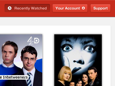Recently Watched design interface red ui user interface ux
