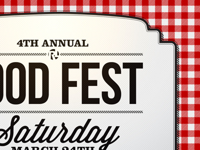 Food Fest bebas clarendon fest food pattern picnic type wisdom
