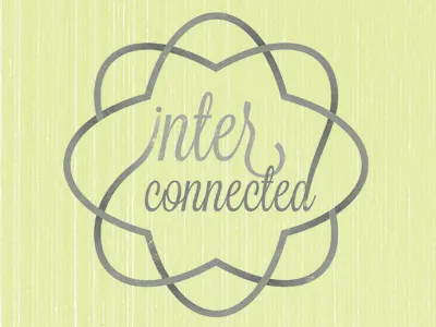 Senior VCD Exhibition Logo Concept connect connected logo typography