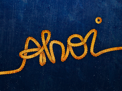 Ahoi ahoi anchor anker blue captain graz secrets illustratio kapitän rope seil wallpaper water
