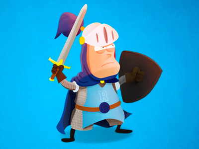 Cavaliere - Rd illustrator knight photoshop riot design