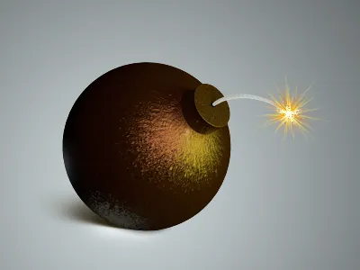 Bomb bang bomb boom icon