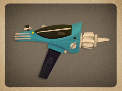 Weapon 05 cartoon epicarmory epicweaponry gun illustration kirk phaser retro star trek