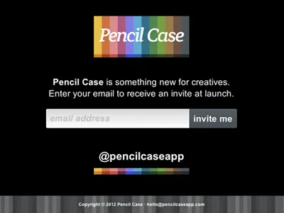 Pencil Case - Coming Soon (Mobile Version) coming soon pencil cae