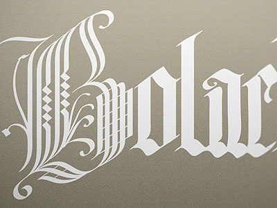 Bolacha – vector version cadel letters calligraphy gothic type illustrative letters lettering typography