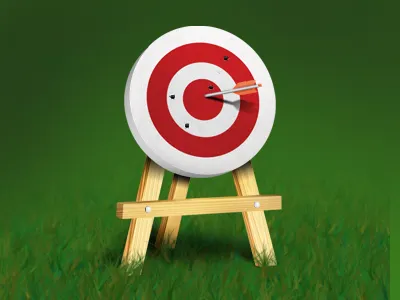 Bullseye arrow bullseye target