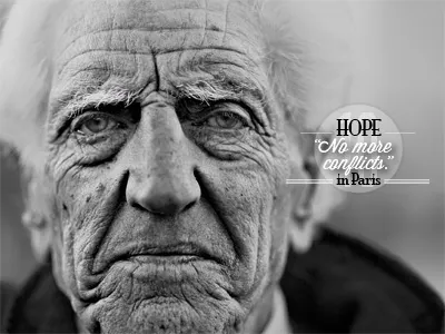 HOPE in PARIS #10 : CHARLES black bw photography typography white