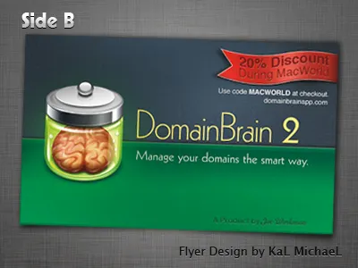 Secret Macworld Flyer (Side B) domainbrain flyer macworld ribbon secret